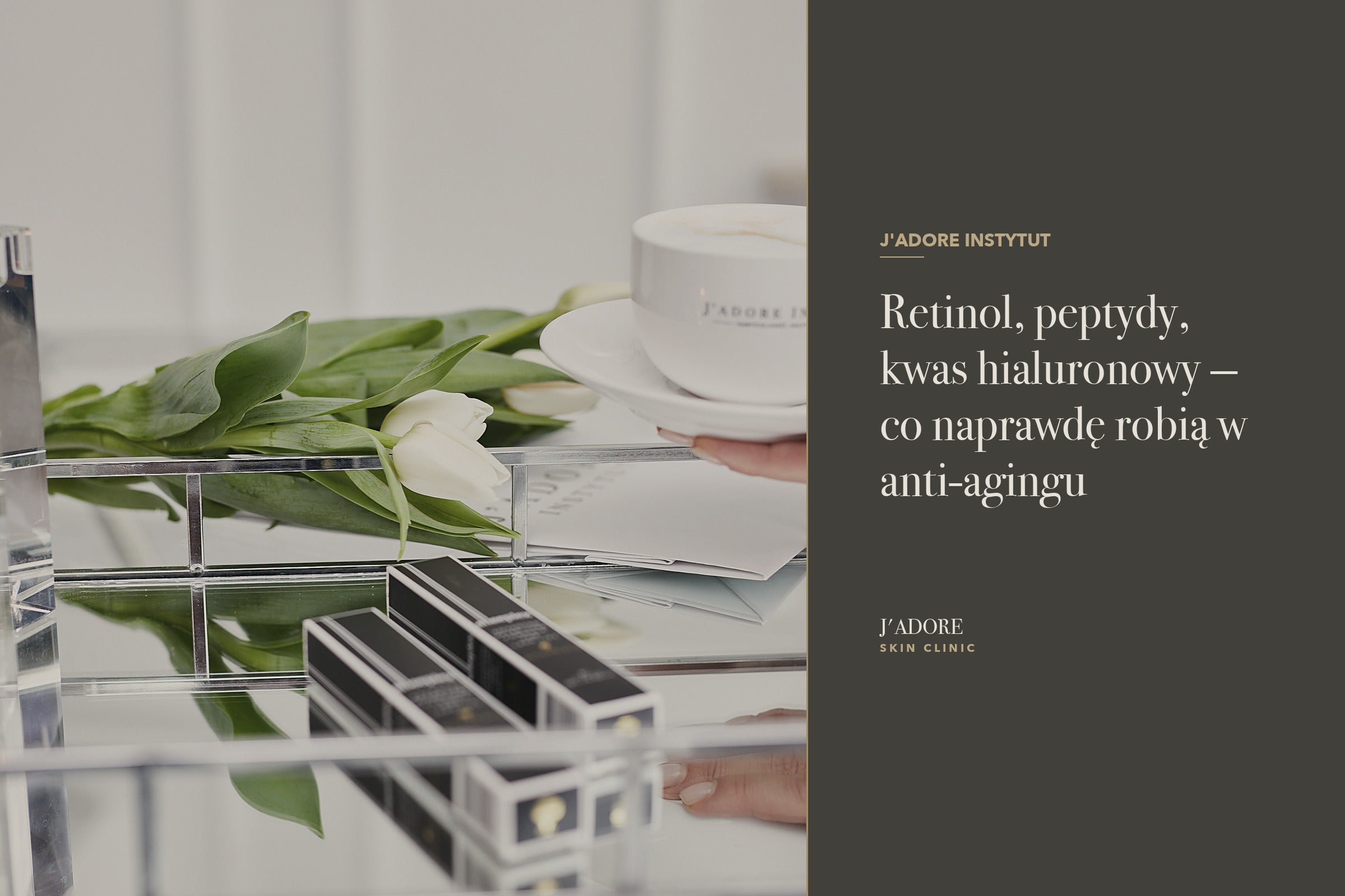 Retinol, peptydy, kwas hialuronowy — co naprawdę robią w anti-agingu