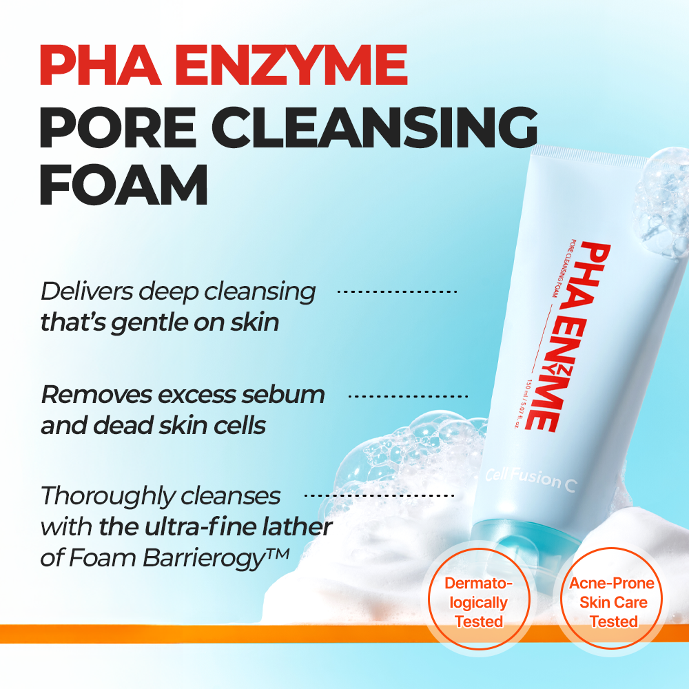 PHA Enzyme Pore Cleansing Foam