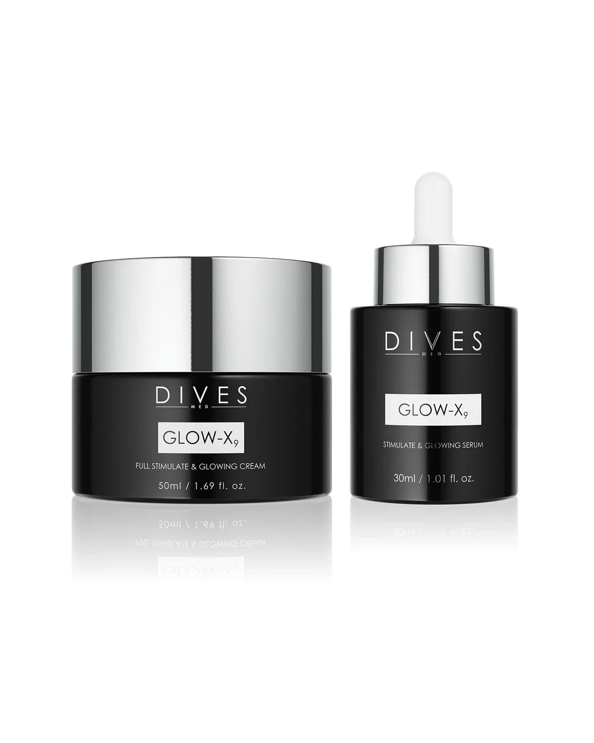 DIVES GLOW-X9 Zestaw — Serum + Krem