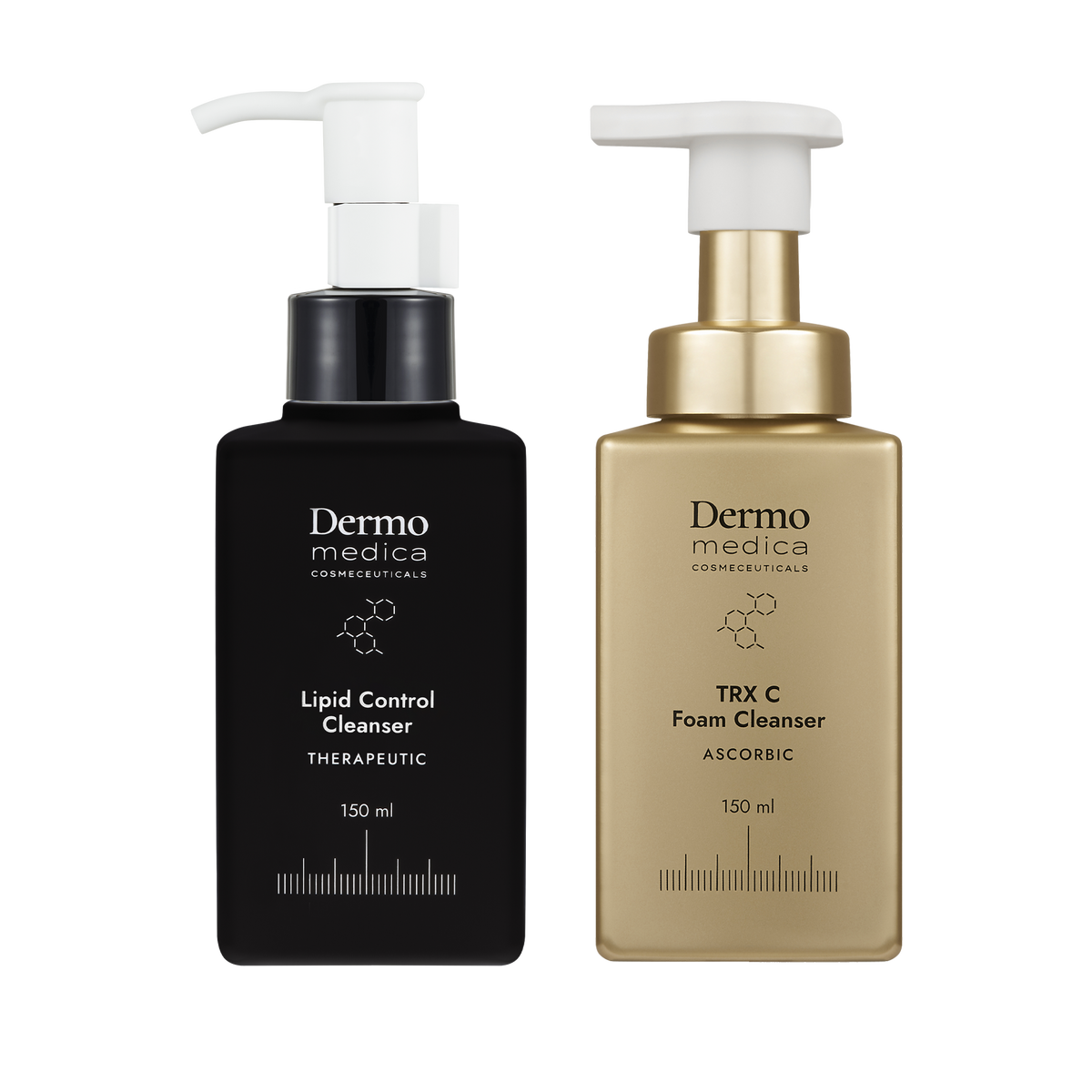 DermoMedica Zestaw Lipid Control Cleanser 150 ml + TRX C Foam Cleanser150 ml