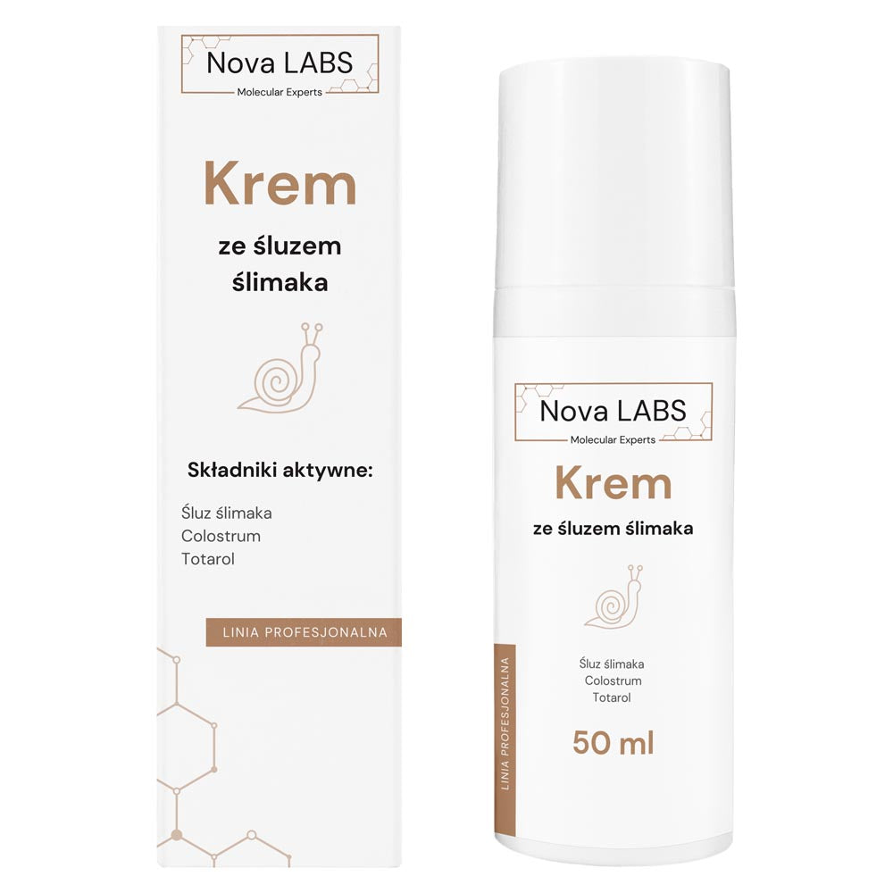 NovaLabs Krem z czystym śluzem ślimaka 44% 50 ml