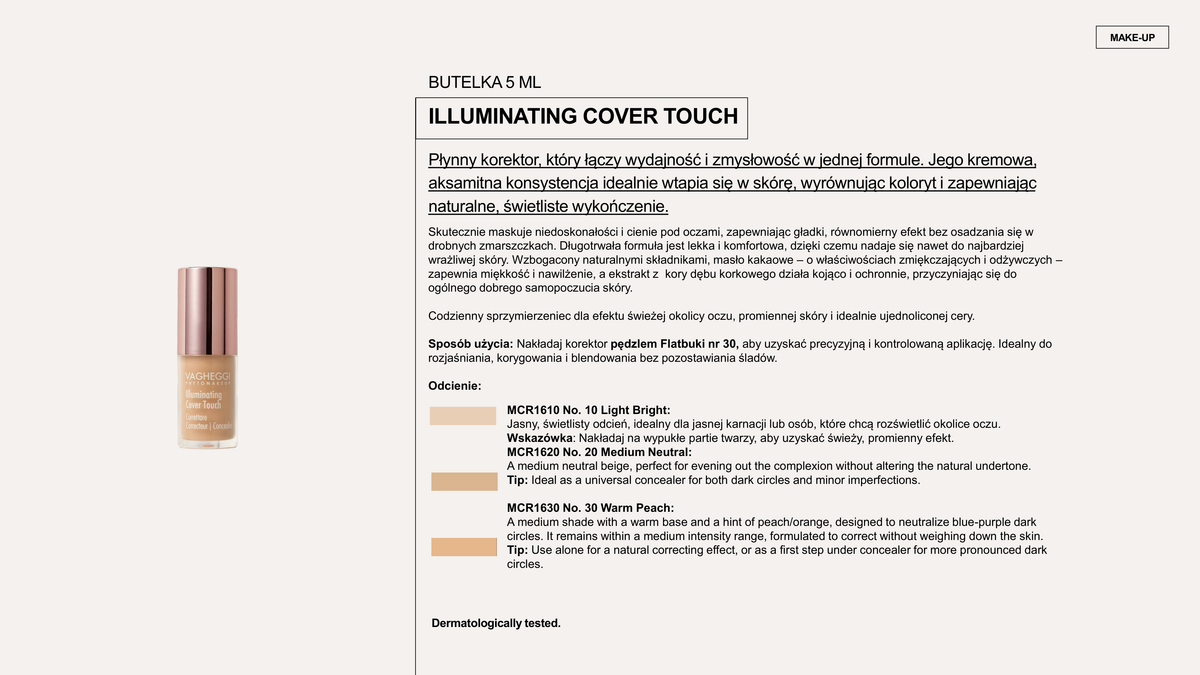 Vagheggi Makeup — Illuminating Cover Touch 5 ml