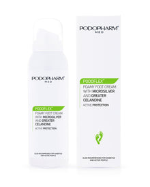 PODOFLEX® Krem do stóp w piance z mikrosrebrem i jaskółczym zielem