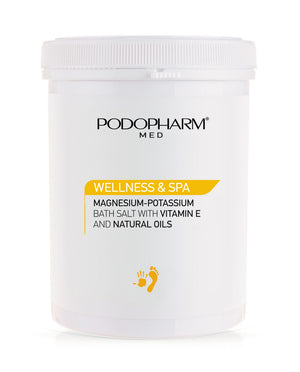 WELLNESS & SPA Magnezowo-potasowa sól kąpielowa z witaminą E i naturalnymi olejkami