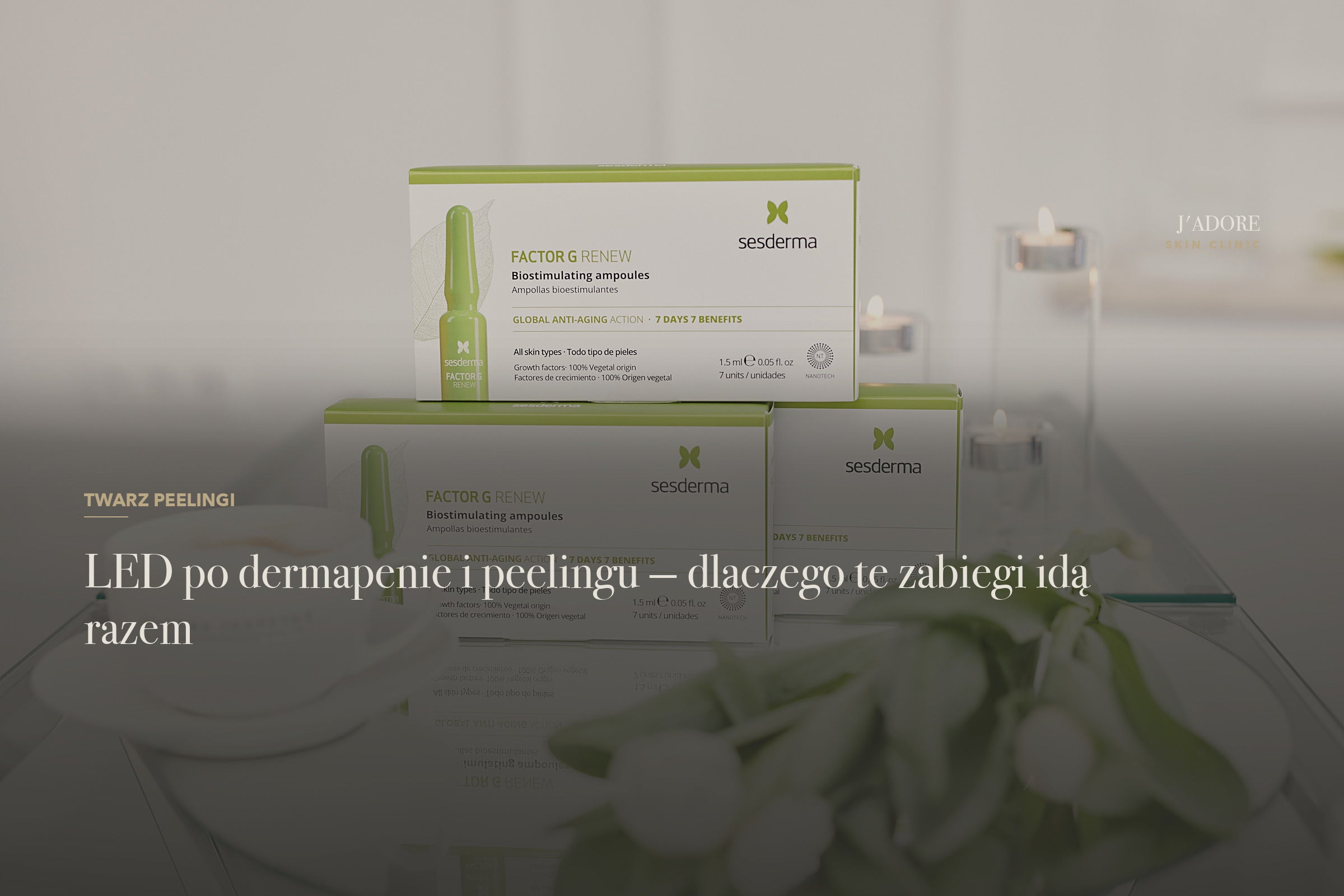 LED po dermapenie i peelingu — dlaczego te zabiegi idą razem
