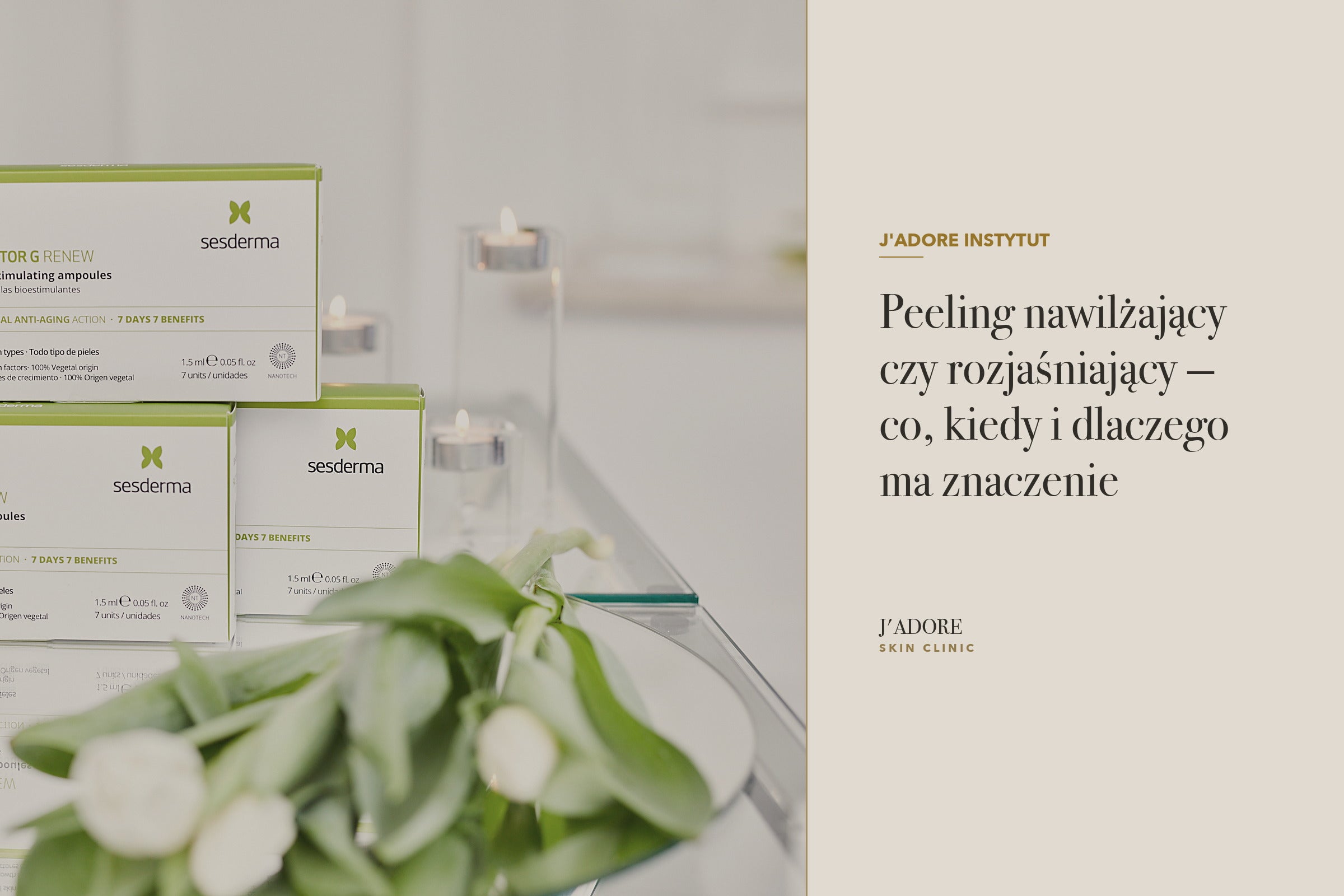 Peeling nawilżający czy rozjaśniający — co, kiedy i dlaczego ma znaczenie