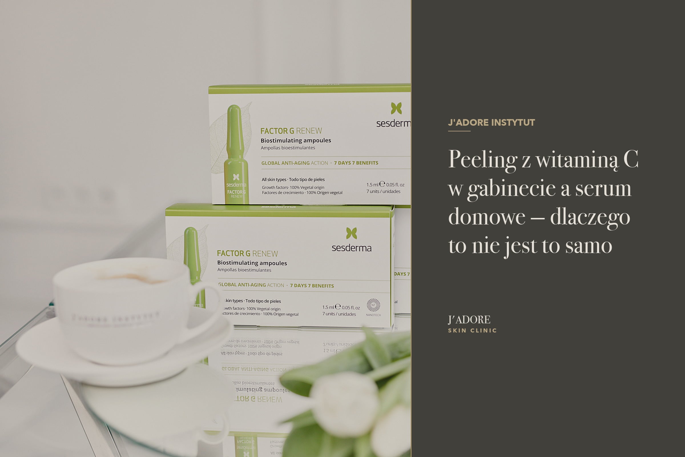 Peeling z witaminą C w gabinecie a serum domowe — dlaczego to nie jest to samo