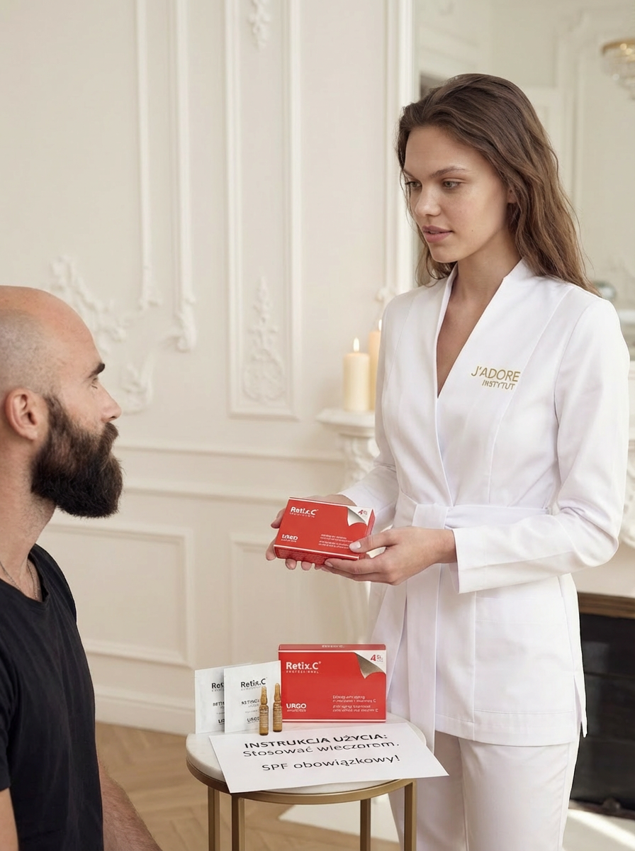 RETIX C – procedura w gabinecie kosmetycznym J'adore Instytut
