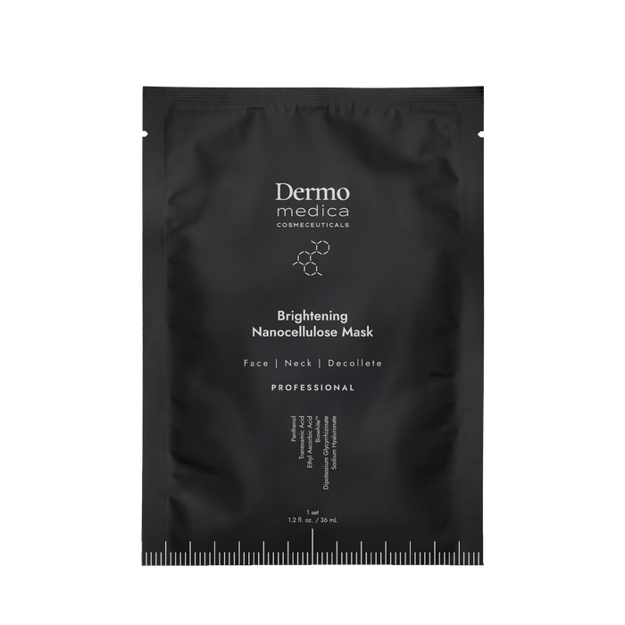 DermoMedica Brightening Nanocellulose Mask / Face / Neck / Decollete
