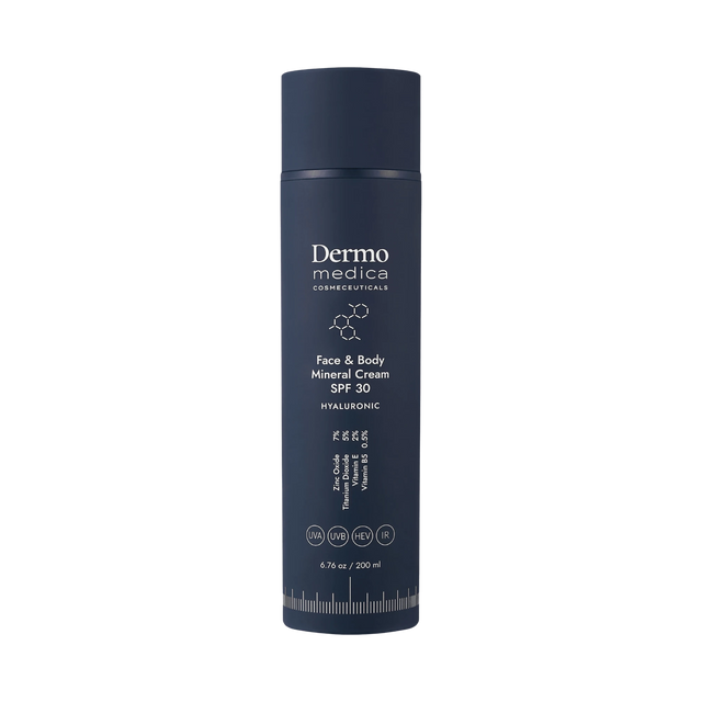 DermoMedica Gesichts- und Körpermineralcreme SPF 30 200 ml