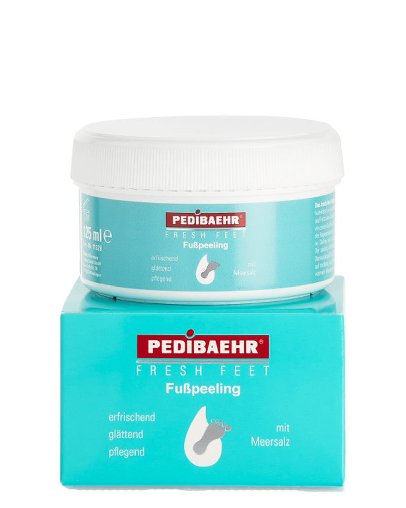 Pedibaehr Fresh Feet wygładzający peeling solny do stóp z solą morską 125 ml