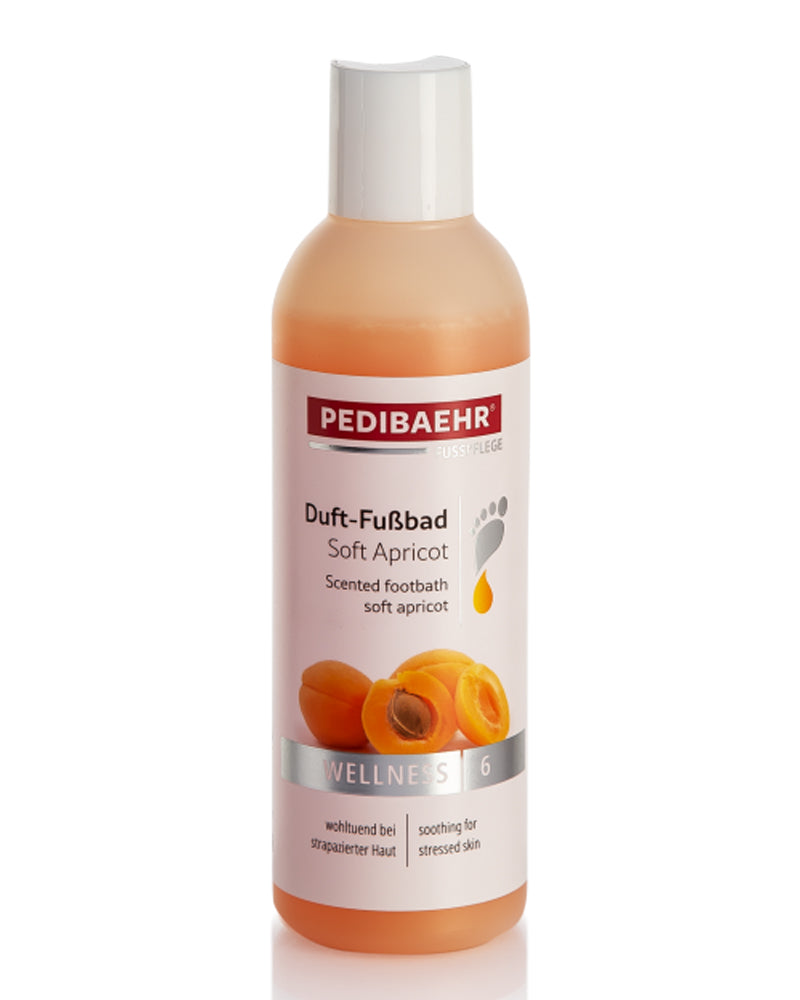 Pedibaehr Wellness odświeżający płyn do kąpieli z morelą 200 ml