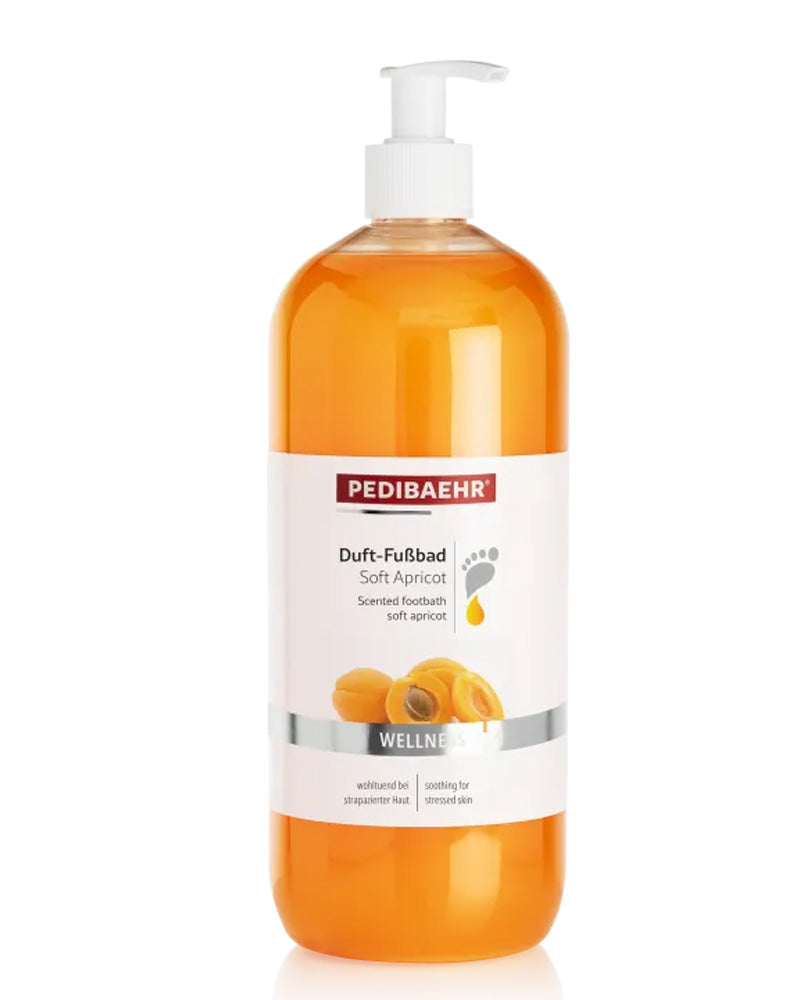 Pedibaehr Wellness odświeżający płyn do kąpieli z morelą 1 l