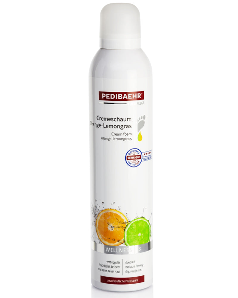 Pedibaehr Wellness odświeżająca pianka do skóry z pomarańczą i trawą cytrynową 300 ml