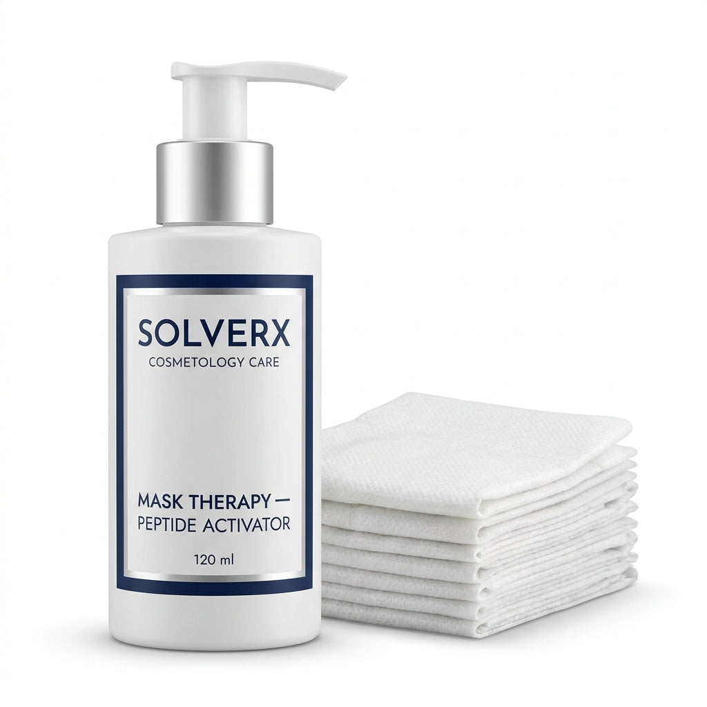 SOLVERX MASK THERAPY PEPTIDE ACTIVATOR + 10 MASKs 120ml