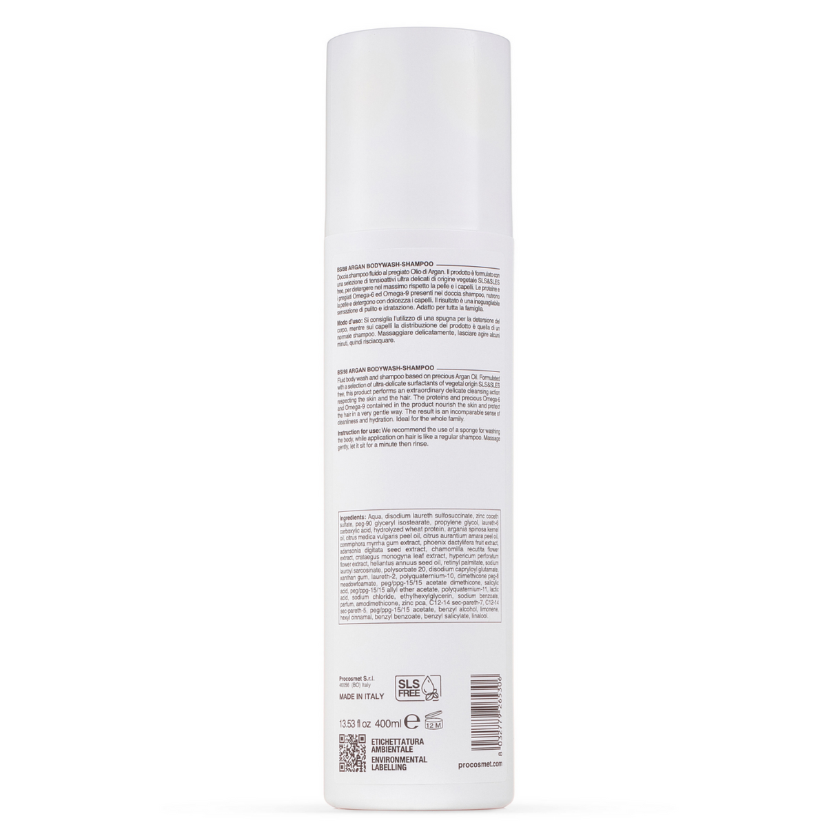 Napura BS98 Argan Body Wash Shampoo 400 ml — zdjęcie 2