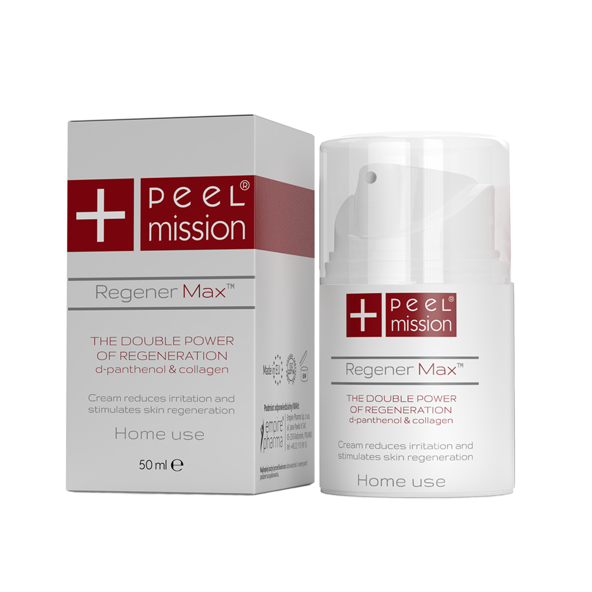 Peel Mission Regener Max Cream 50 ml – regenerująco-łagodzący krem w opakowaniu airless