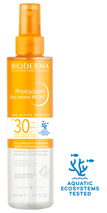 Bioderma Photoderm Eau Solaire Bronz SPF 30 200 ml — bilde 2