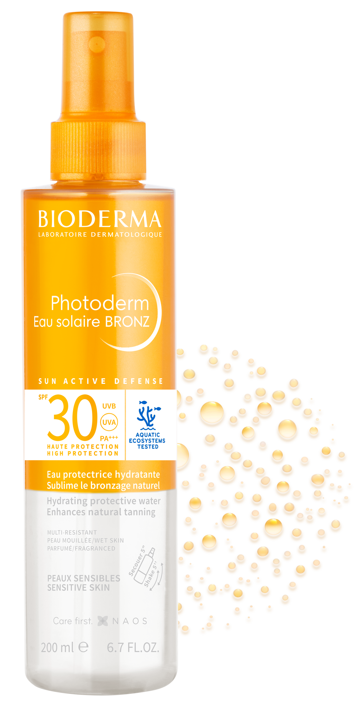 Bioderma Photoderm Eau Solaire Bronz SPF 30 200 ml — zdjęcie 3