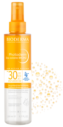 Bioderma Photoderm Eau Solaire Bronz SPF 30 200 ml — bilde 3