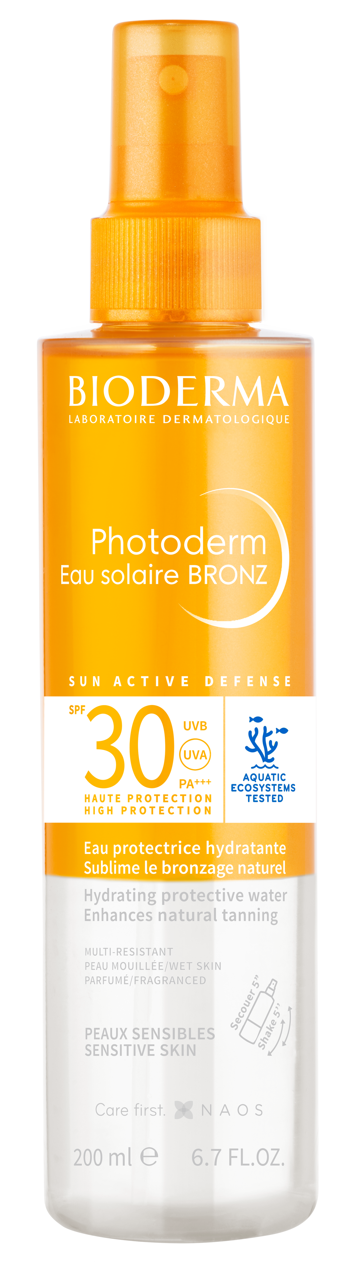 Bioderma Photoderm Eau Solaire Bronz SPF 30 200 ml — zdjęcie 4