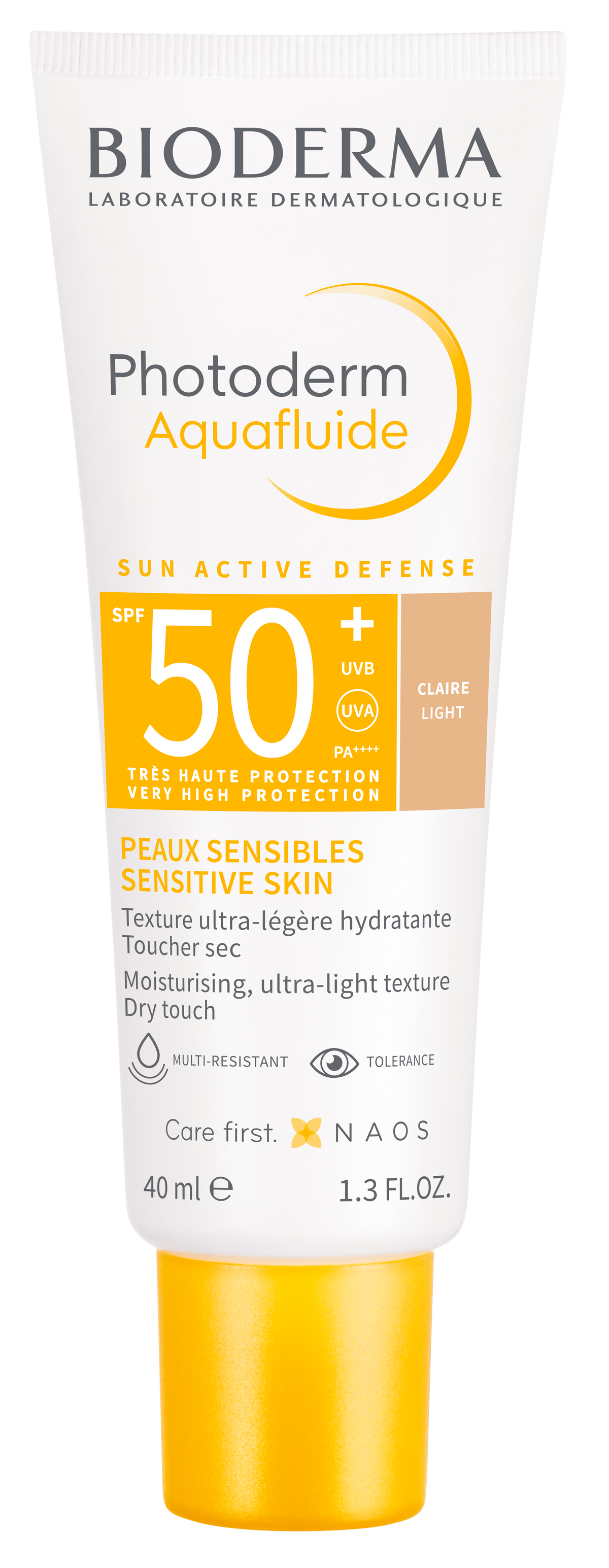 Bioderma Photoderm Aquafluide SPF 50+ jasny 40 ml — zdjęcie 3