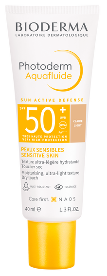 Bioderma Photoderm Aquafluide SPF 50+ jasny 40 ml — zdjęcie 3