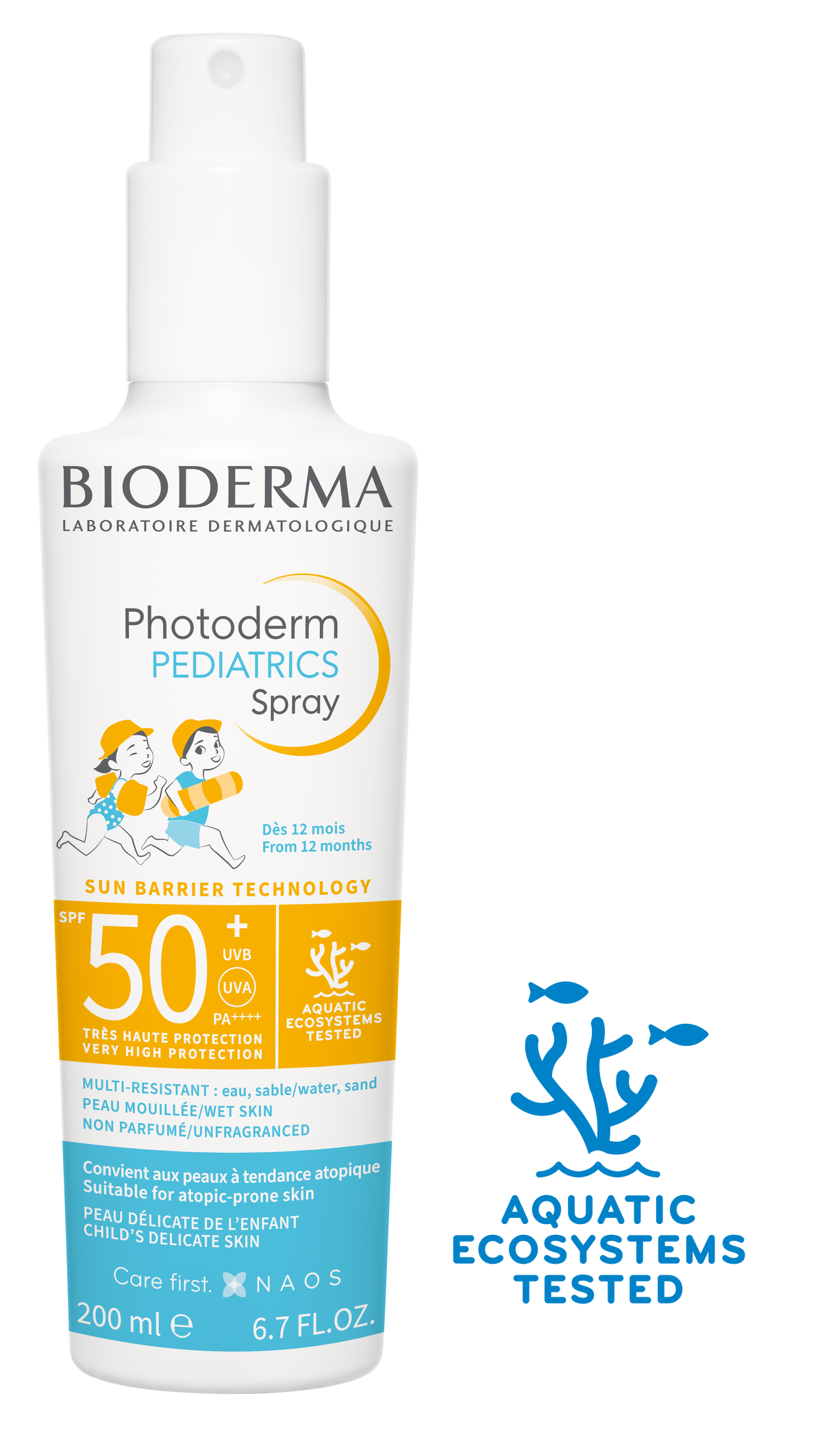 Bioderma Photoderm PEDIATRICS Spray SPF 50+ 200 ml — zdjęcie 3
