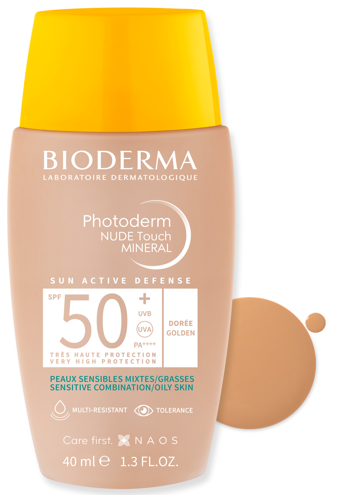 Bioderma Photoderm NUDE Touch MINERAL SPF 50+ ciemny 40 ml — zdjęcie 2
