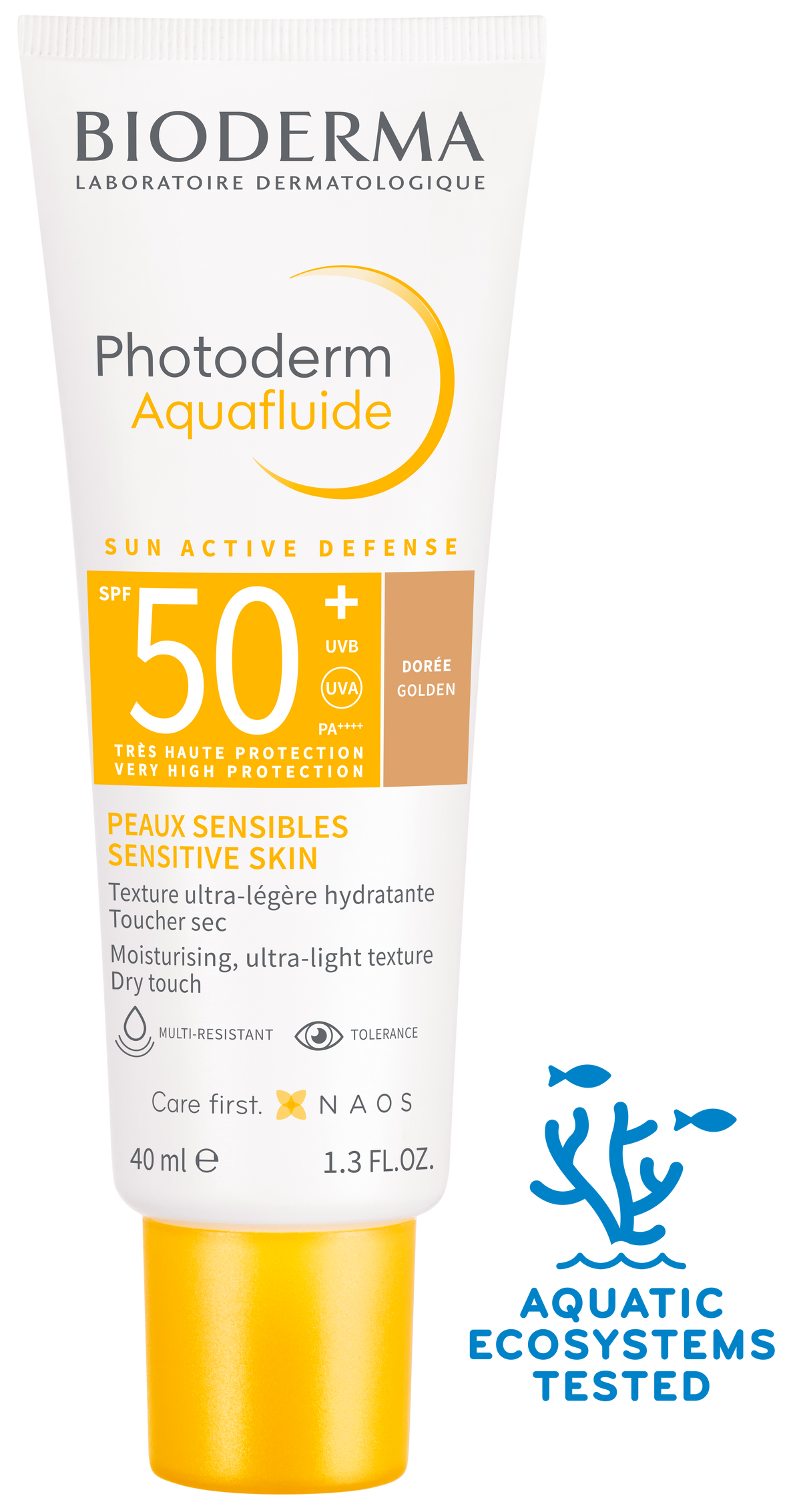 Bioderma Photoderm Aquafluide SPF 50+ ciemny 40 ml — zdjęcie 2