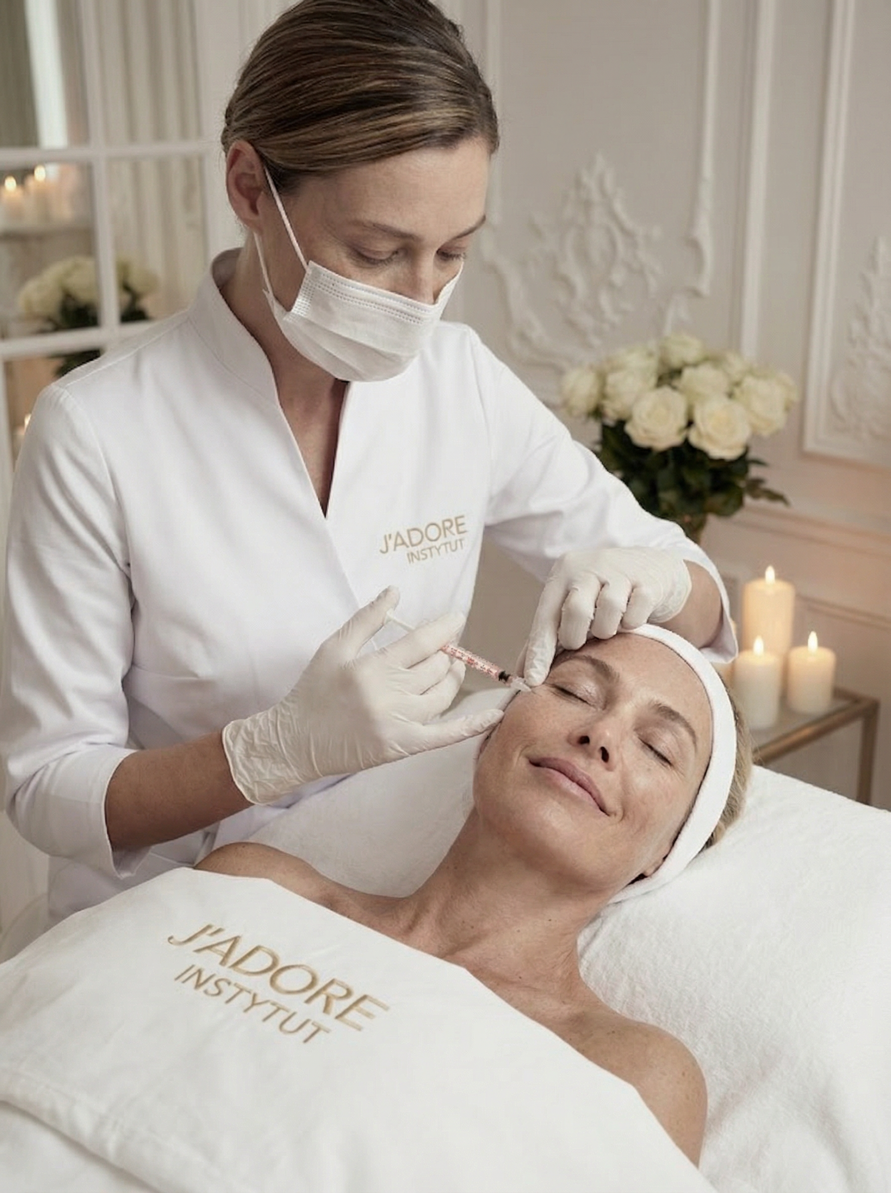 Terapia aminokwasami – biostymulacja skóry – procedura w gabinecie kosmetycznym J'adore Instytut