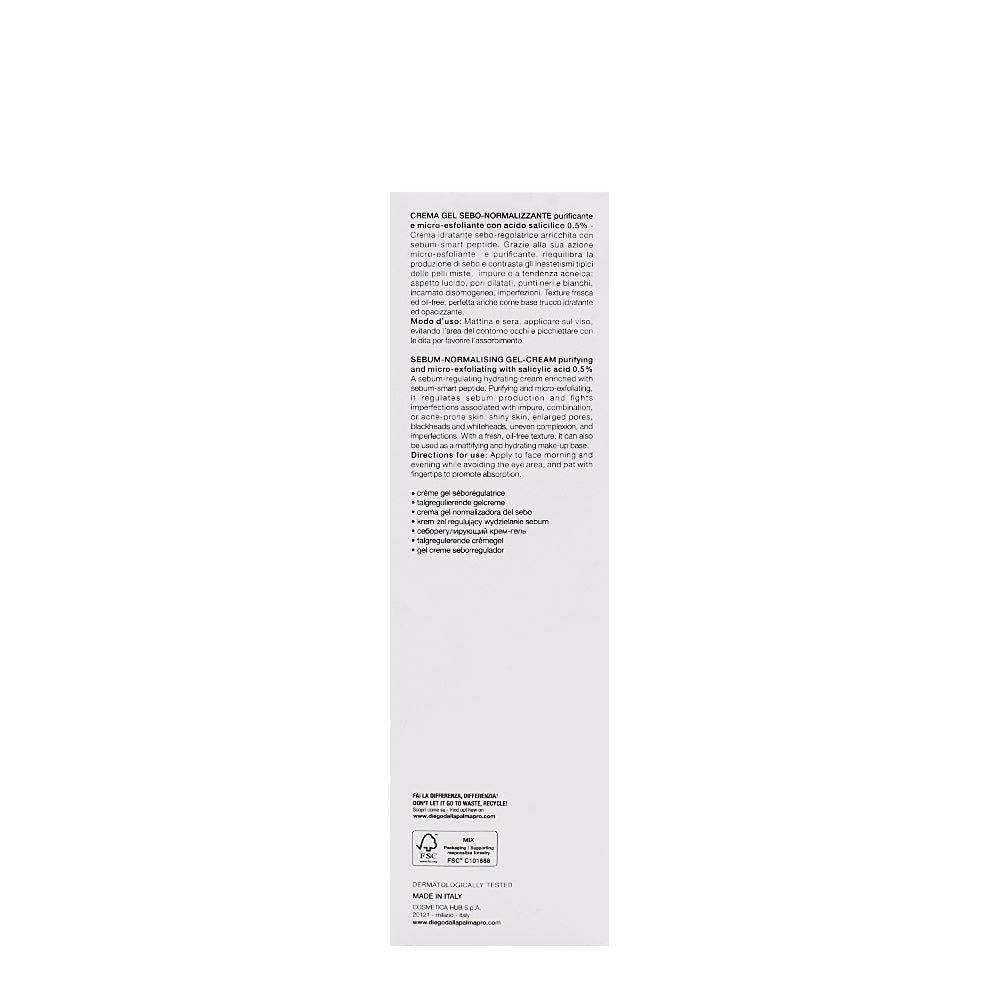 diego dalla palma smart pure sebum normalising gel cream 50ml