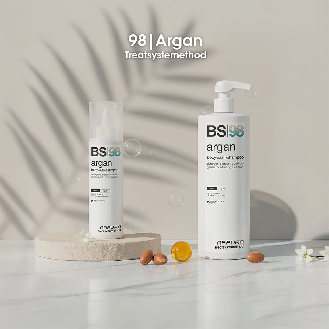 Napura BS98 Argan Body Wash Shampoo 400 ml — zdjęcie 4