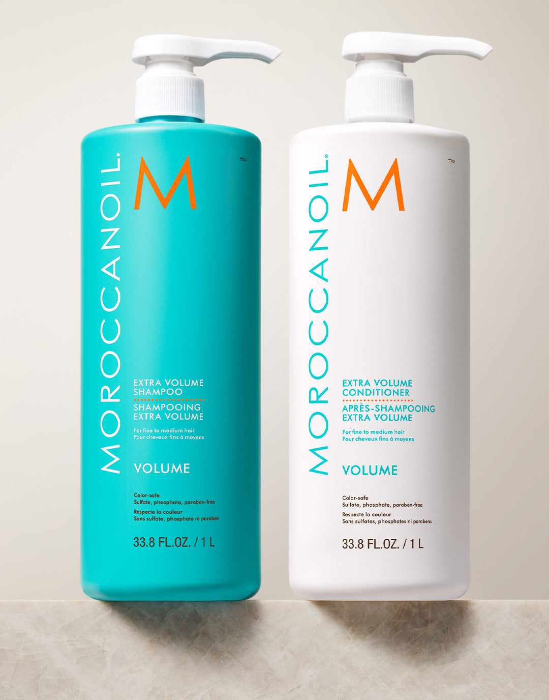 Extra Volume Shampoo & Conditioner Half-Liter Set