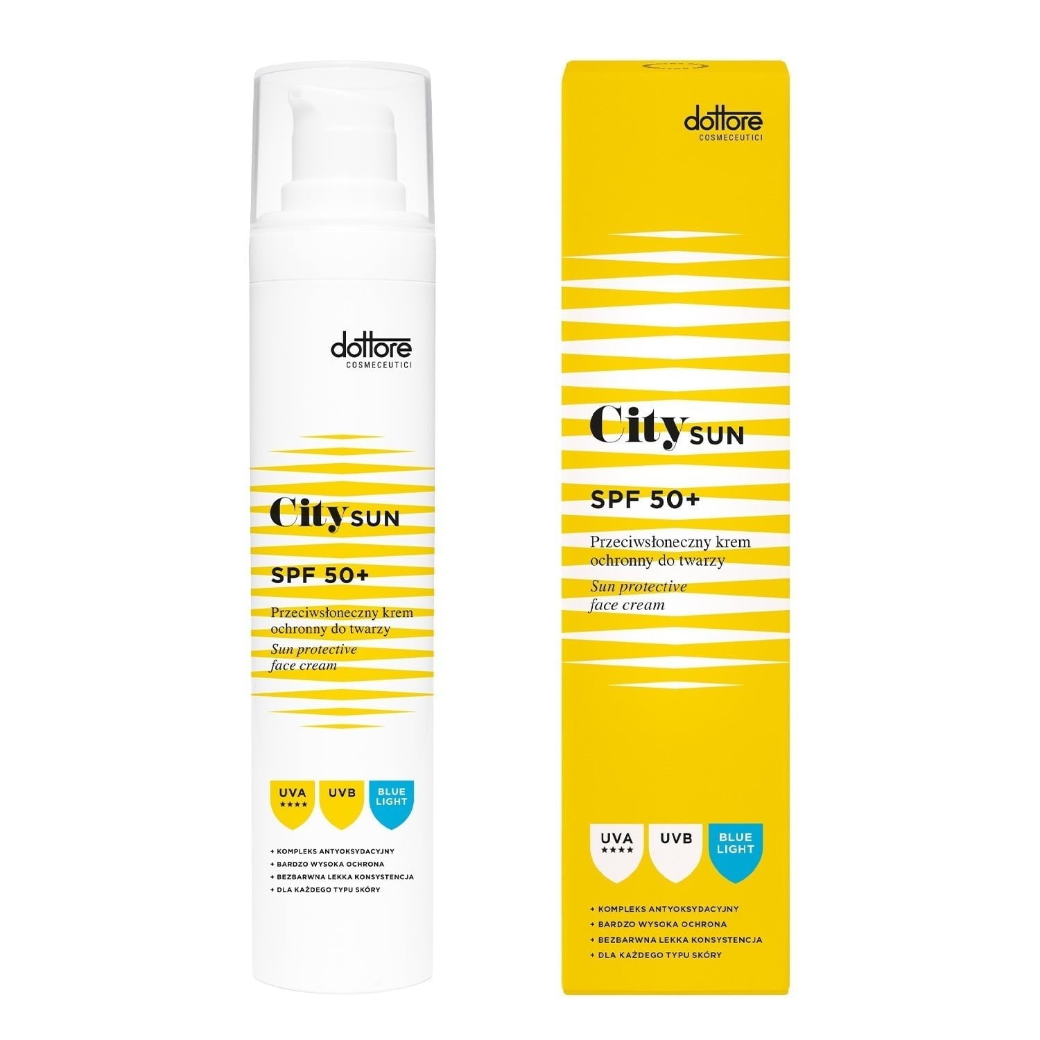 Dottore City SUN – krem ochronny do twarzy SPF 50+