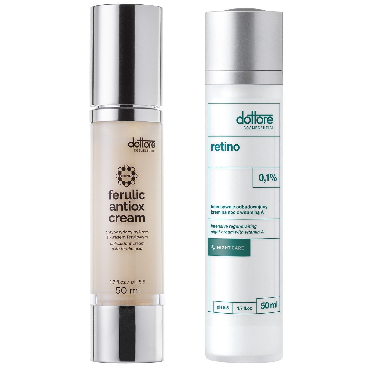 Dottore kuracja antyoksydacyjno-odbudowująca – ferulic antiox cream, retino
