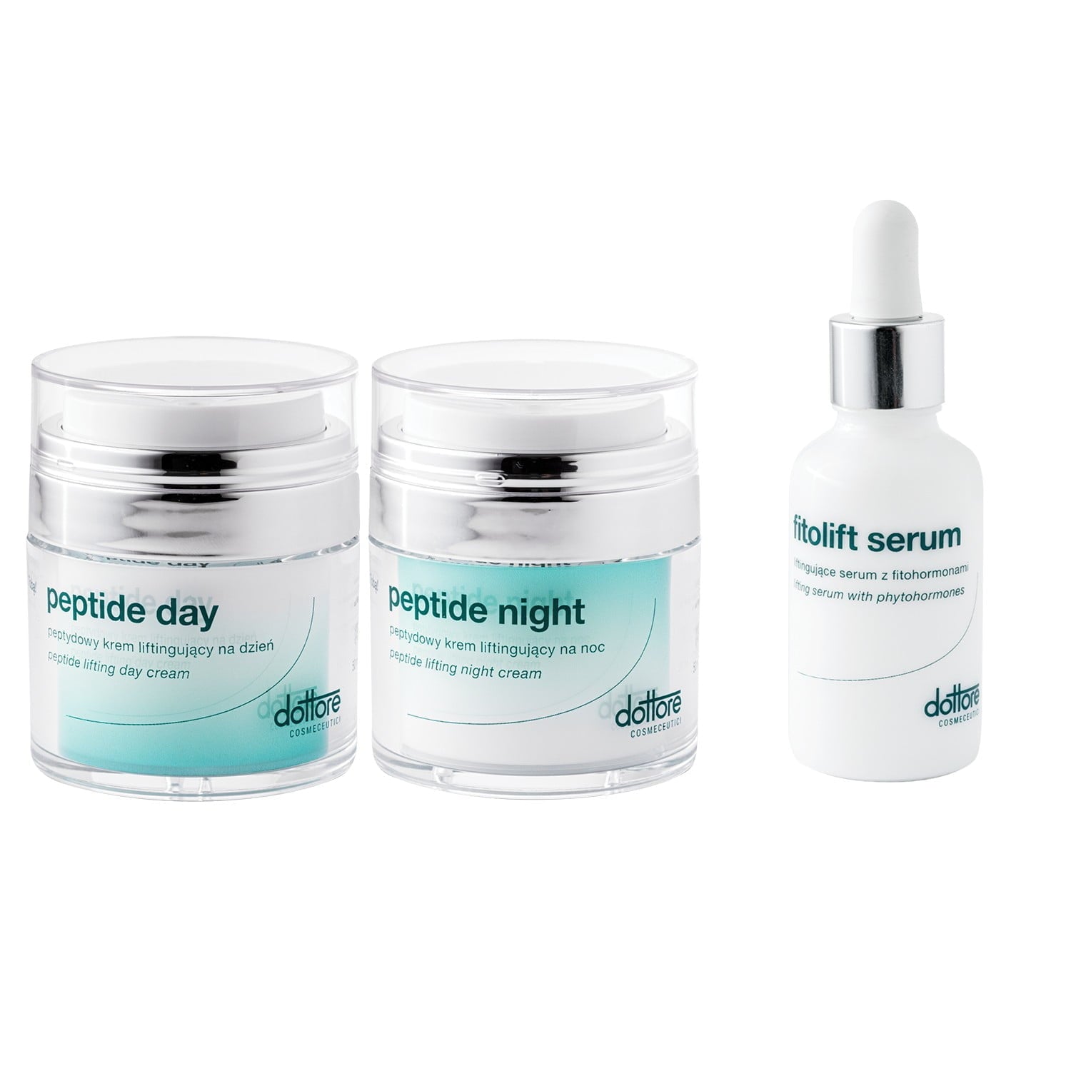 Dottore kuracja fitolift – peptide day, peptide night, fitolift serum