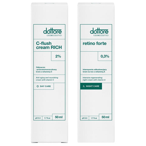 Dottore kuracja regenerująca – C-flush cream RICH, retino forte