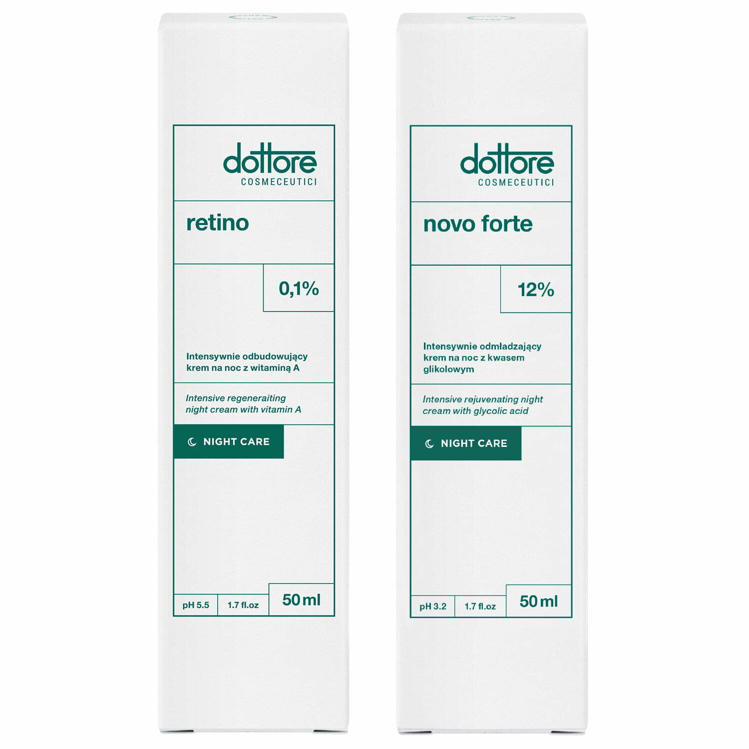 Dottore kuracja rewitalizująca – novo forte, retino