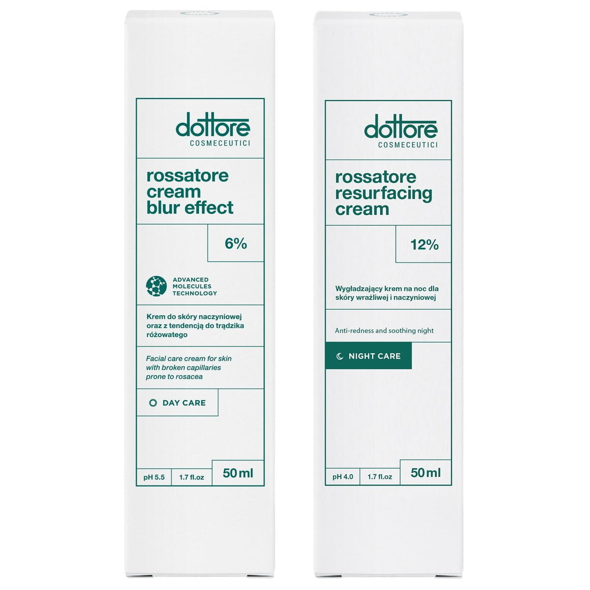 Dottore kuracja wzmacniająca – rossatore cream blur effect, resurfacing cream