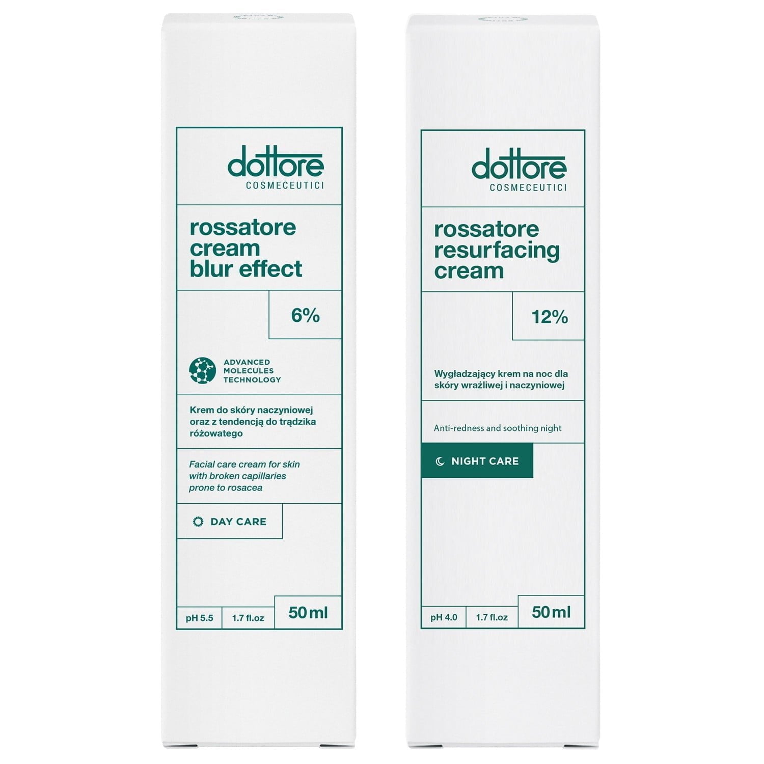 Dottore kuracja wzmacniająca – rossatore cream blur effect, resurfacing cream