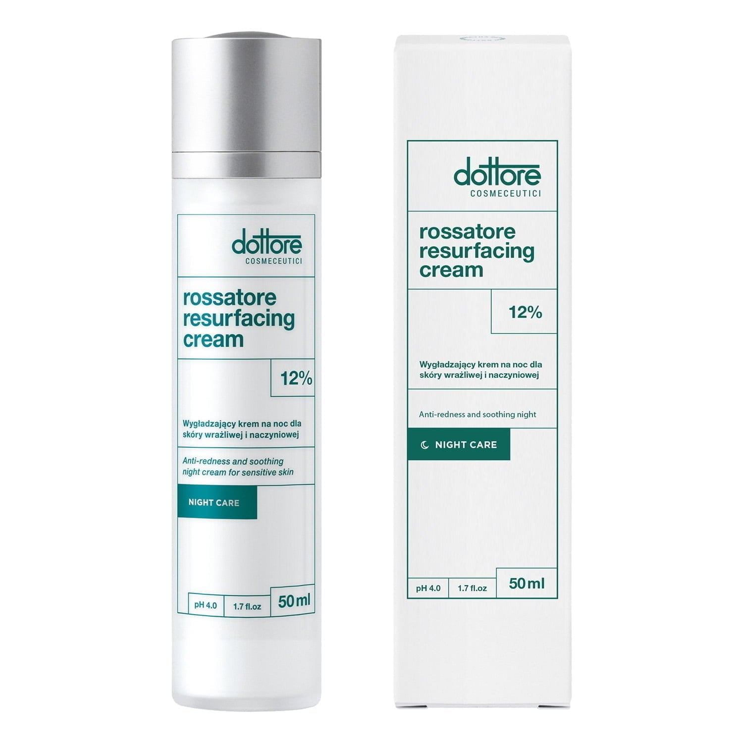 Dottore rossatore resurfacing cream – krem na noc do cery naczyniowej