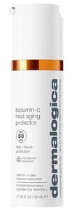 Dermalogica BioLumin-C Heat Aging Protector SPF50 Crema protectora con vitamina C tamaño de viaje 15 ml — zdjęcie 2