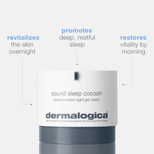 Dermalogica Sound Sleep Cocoon Rewitalizujący żel-krem na noc travel size 10 ml