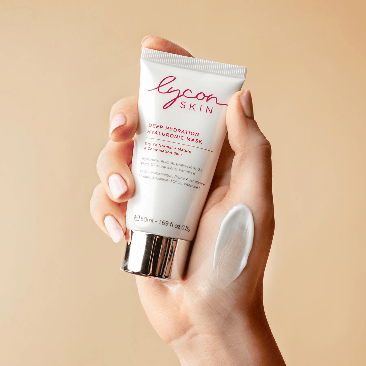 LyconSkin Deep Hydration Hyaluronic Mask maska nawilżająca 50 ml — zdjęcie 3