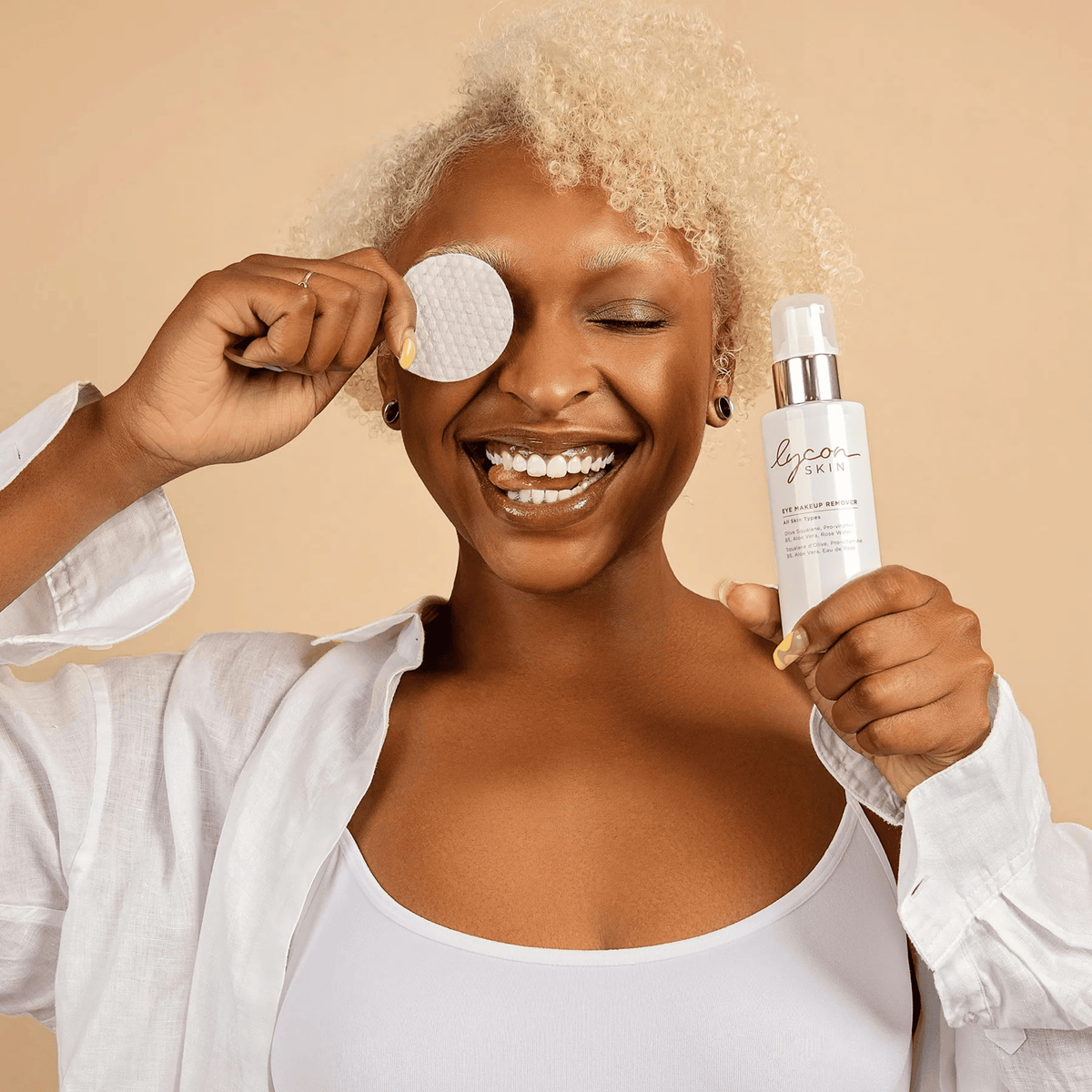 LyconSkin Eye Makeup Remover płyn do demakijażu oczu 125 ml — zdjęcie 3