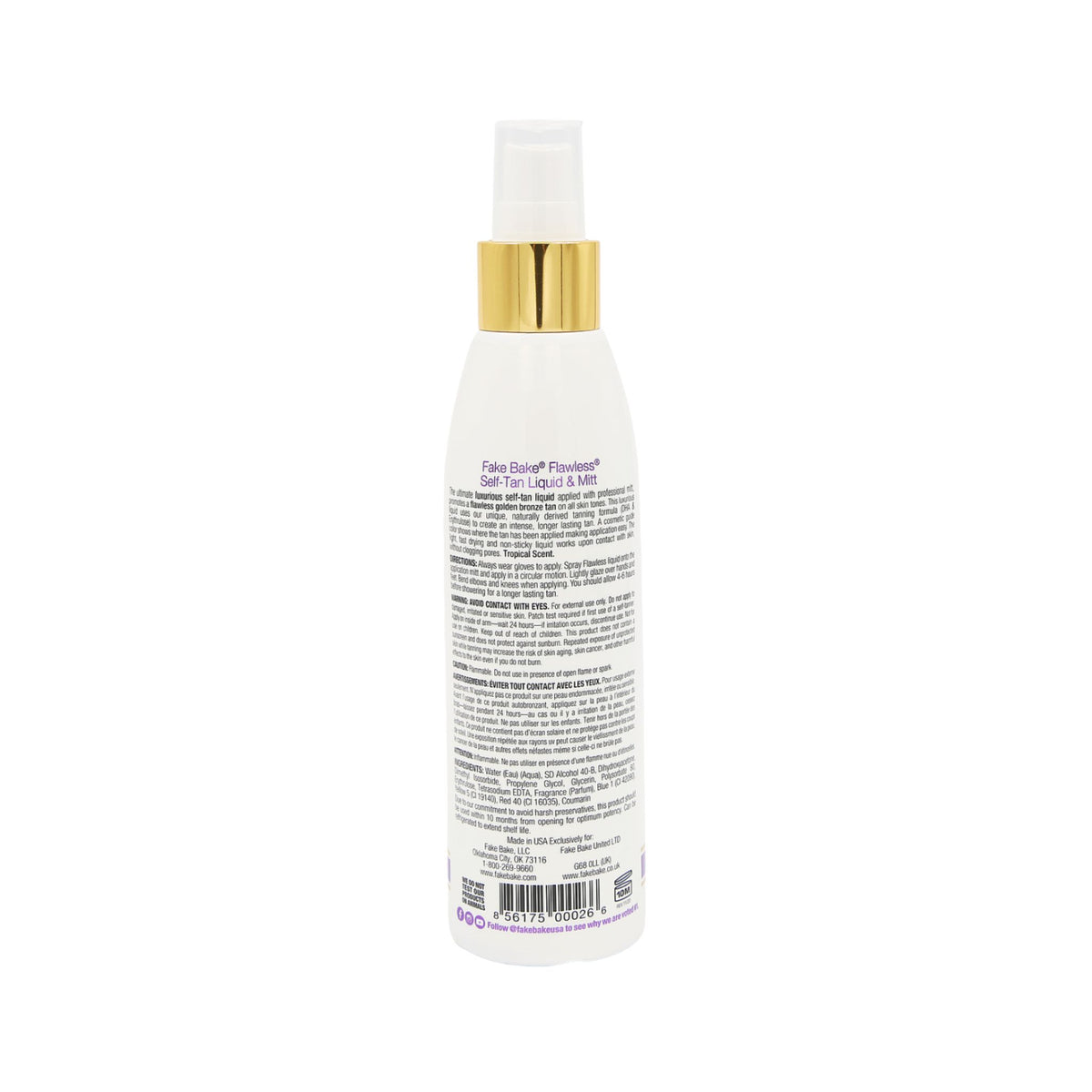 Fake Bake Flawless samoopalacz w płynie z rękawicą 177 ml — zdjęcie 5