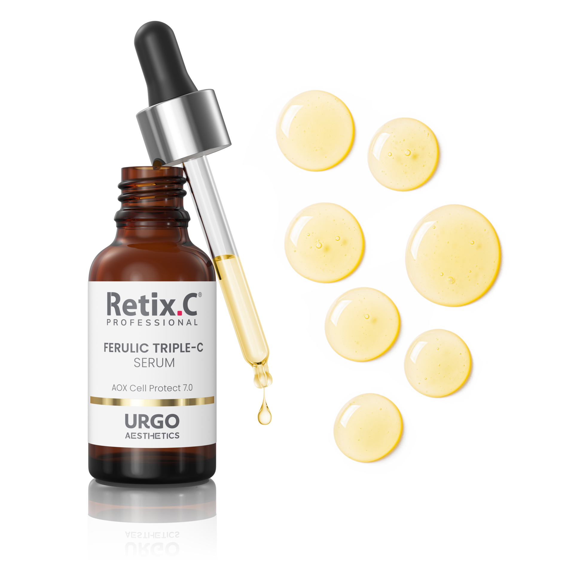 Retix.C Ferulic Triple-C Serum 30 ml — butelka serum antyoksydacyjnego z kompleksem 7 antyoksydantów