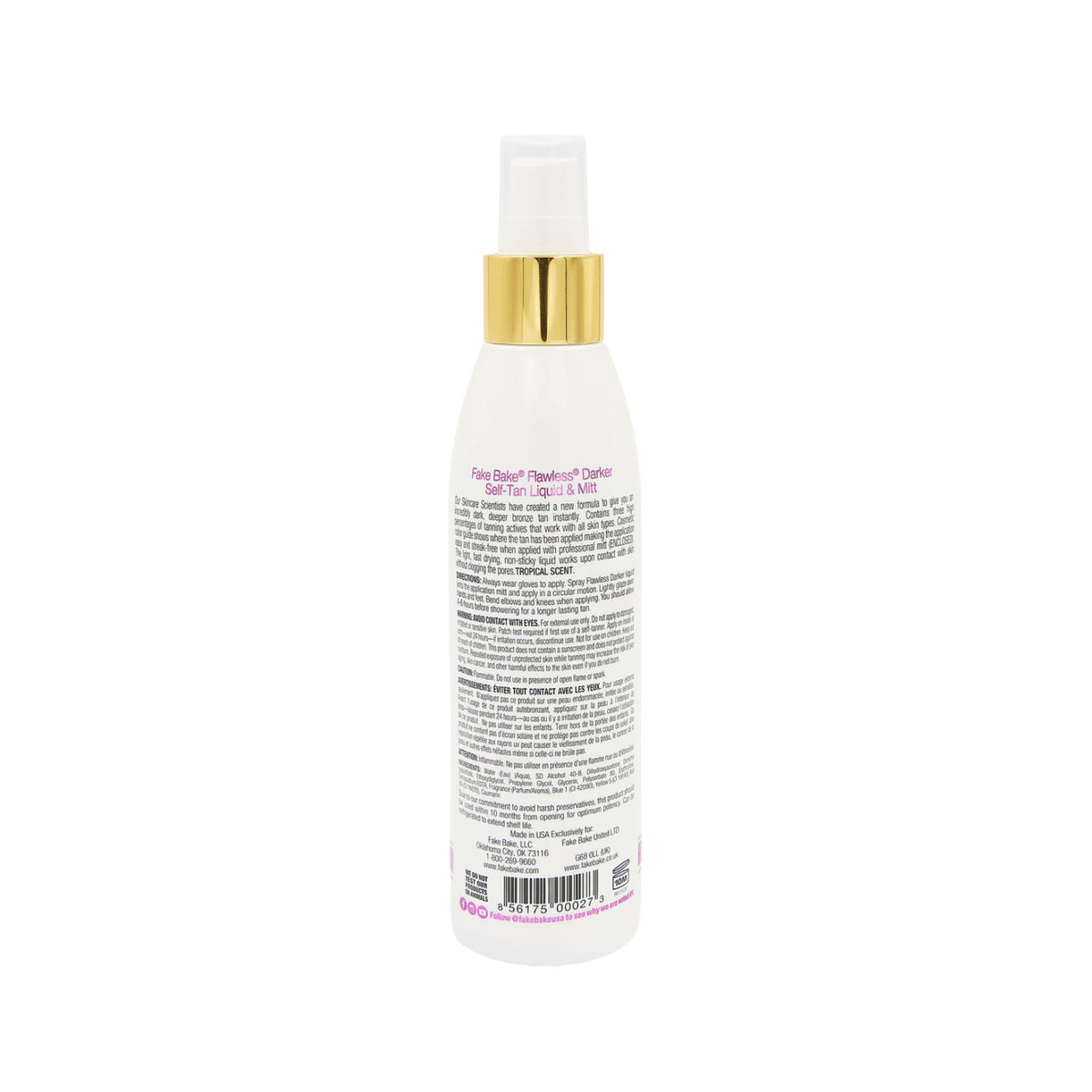 Fake Bake Flawless Darker samoopalacz w płynie z rękawicą 177 ml — zdjęcie 6