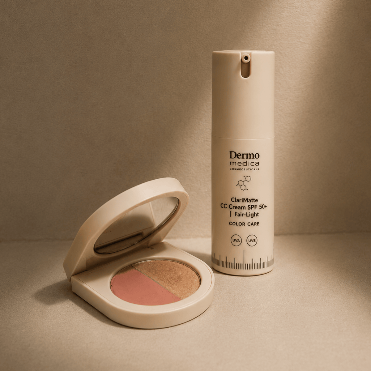 DermoMedica Zestaw promocyjny – Flawless Duo Fair Light